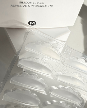 Selbstklebende & wiederverwendbare Silikonpads Gr. L